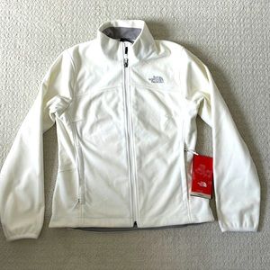 NWT The North Face Windwall White Zip Jacket Size Medium